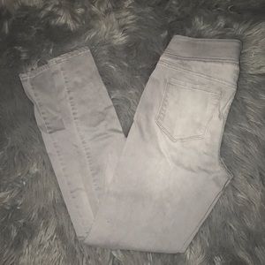 Gray mid waist jeans